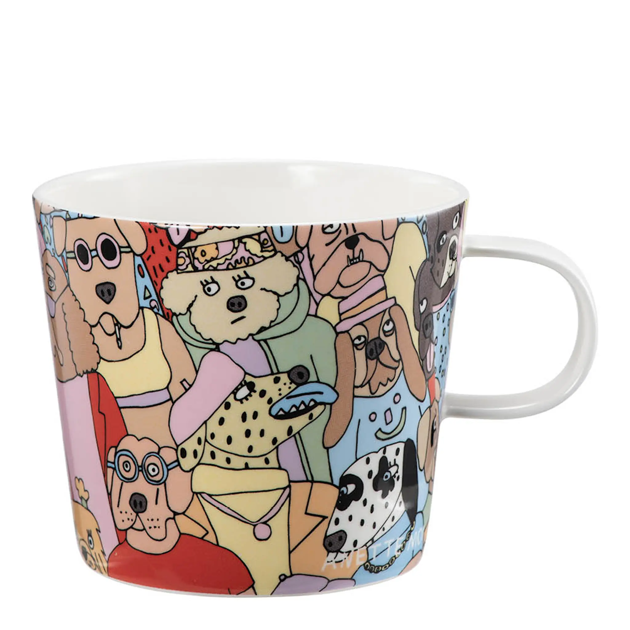 Modern House Anette Moi mugg 27 cl hund multi