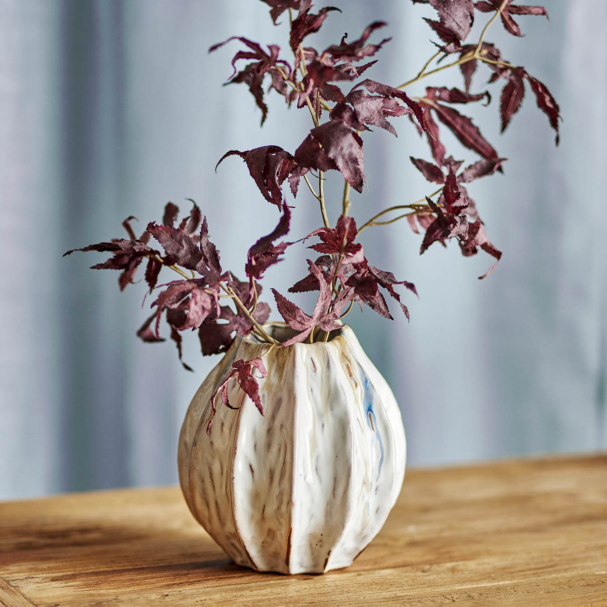 Creative Collection Feray maljakko 18 cm luonnonvärinen