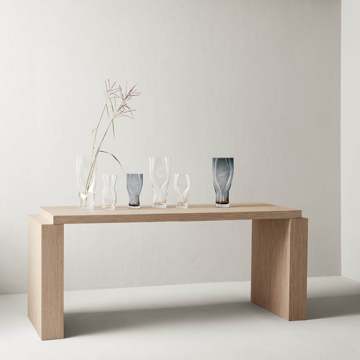 Orrefors Squeeze vase 34 cm blå