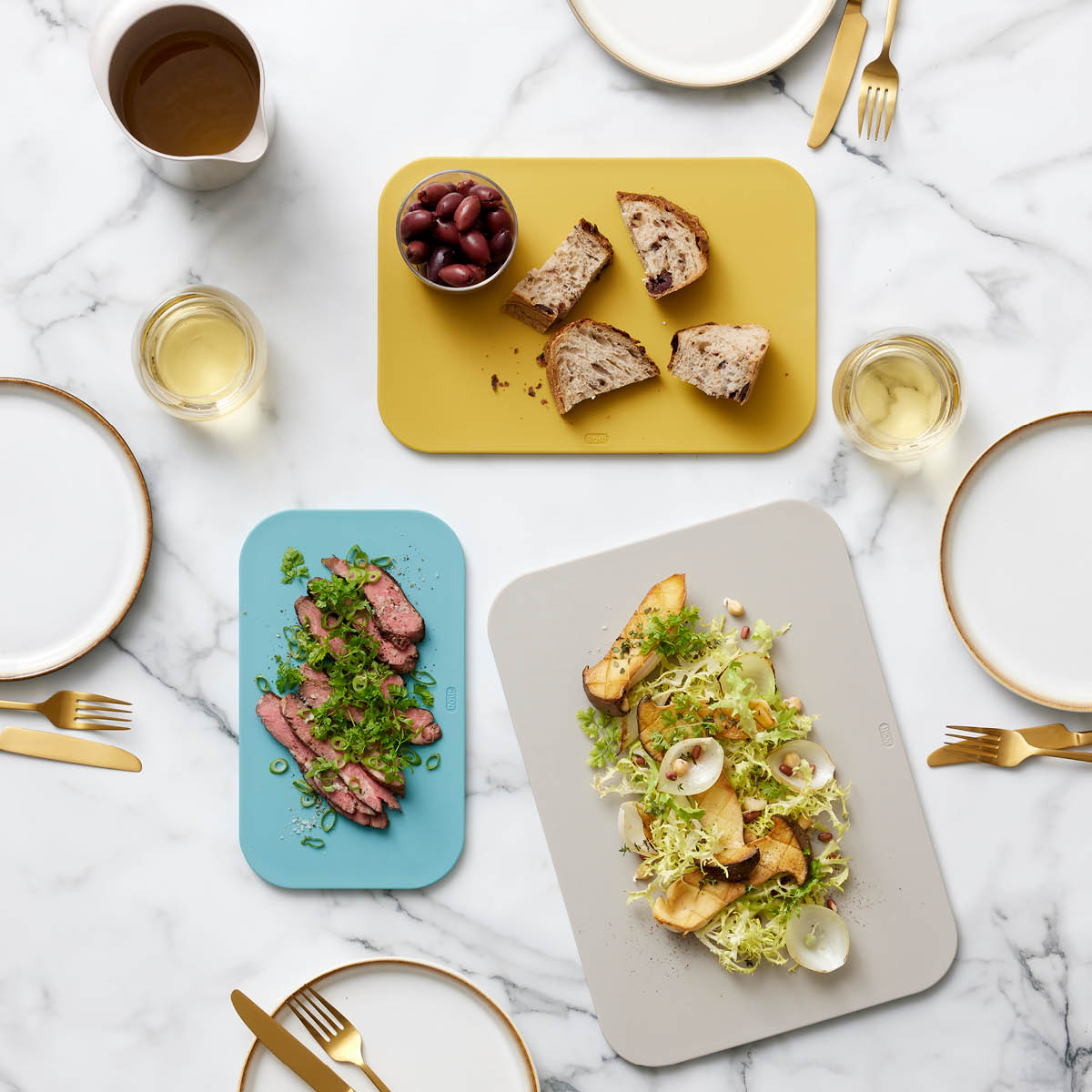 Rosti Choptima skärbräda 3-pack beach