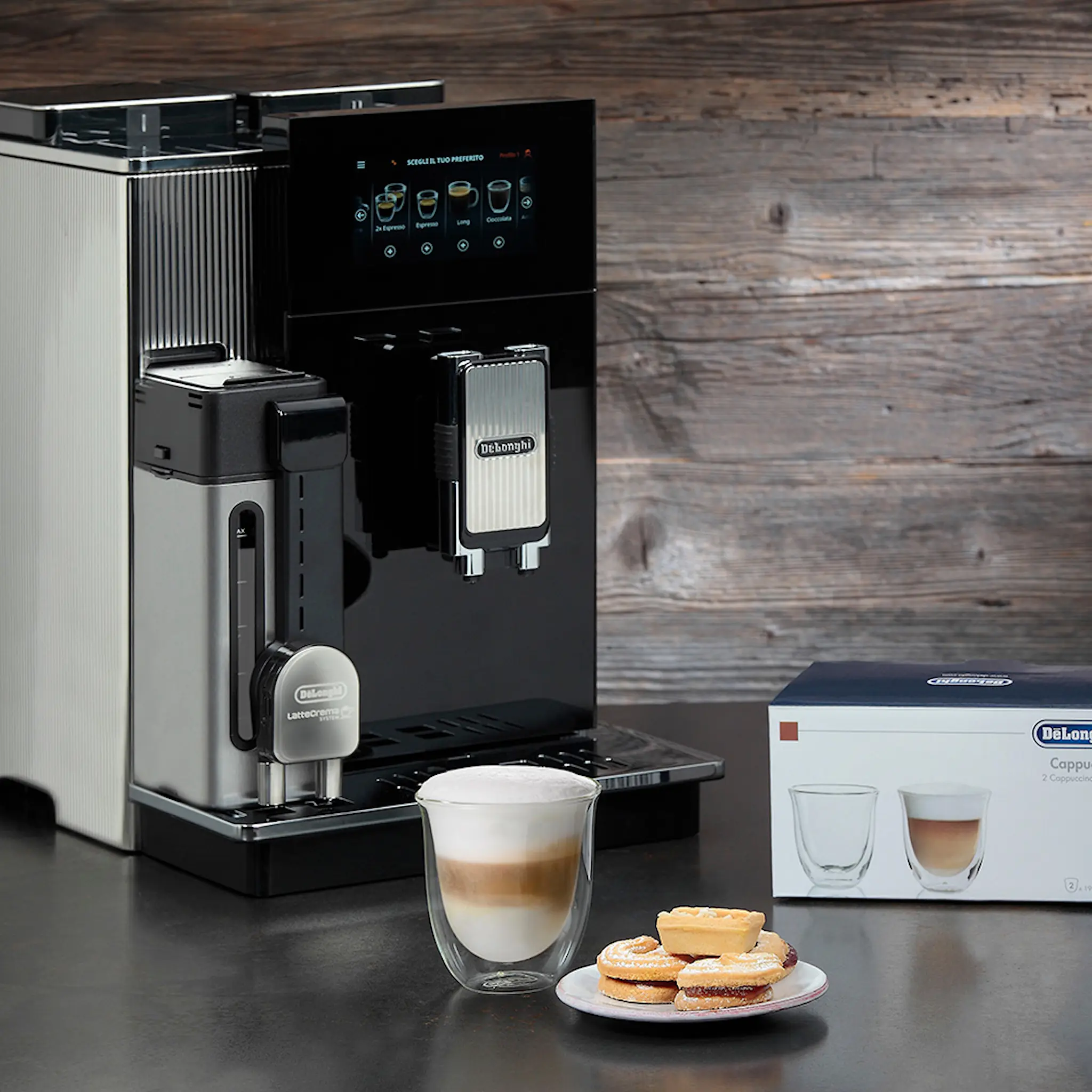 De'Longhi Cappuccinoglas 2-pack