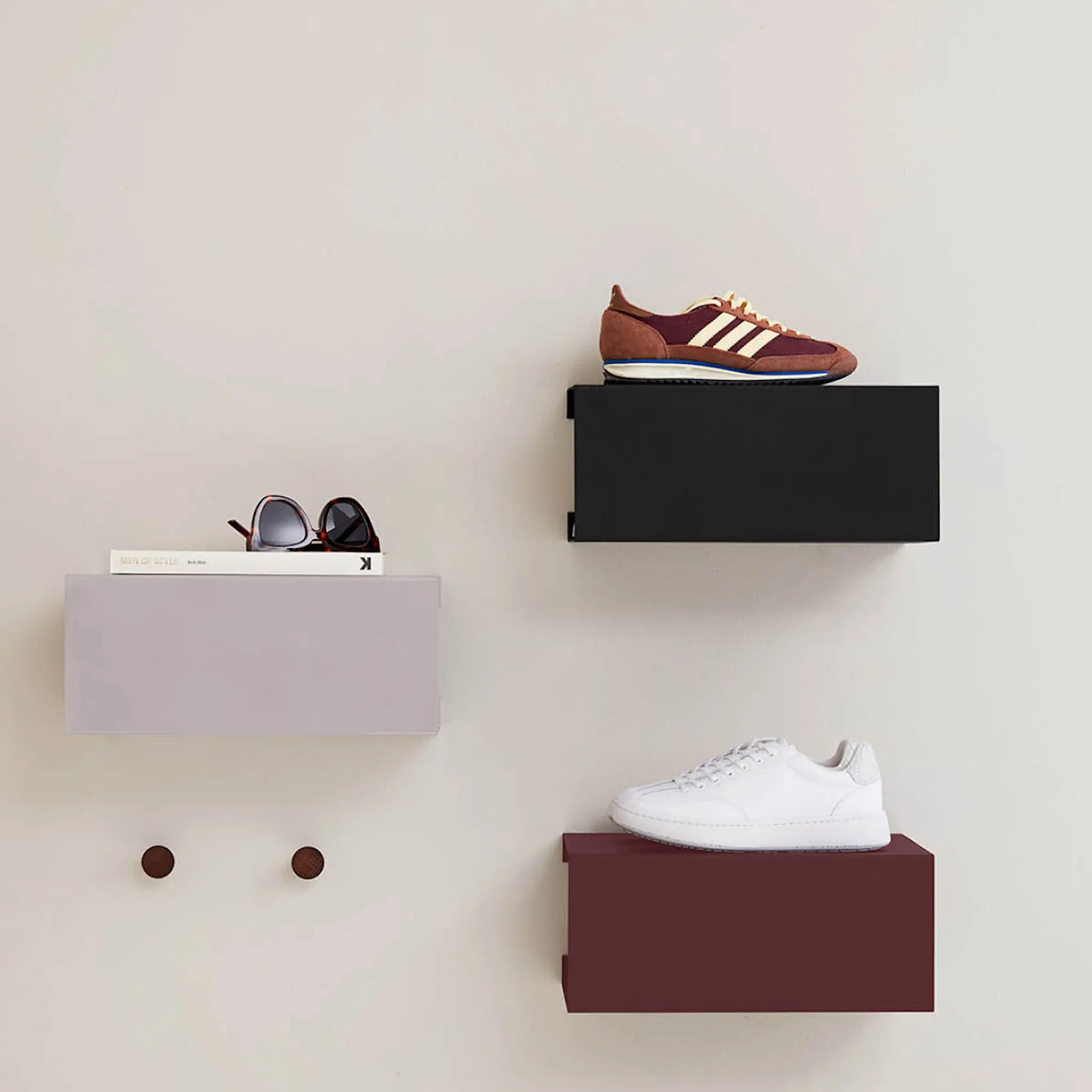 ReCollector BoxShelf hylla 35x25x15 cm Maroon Red