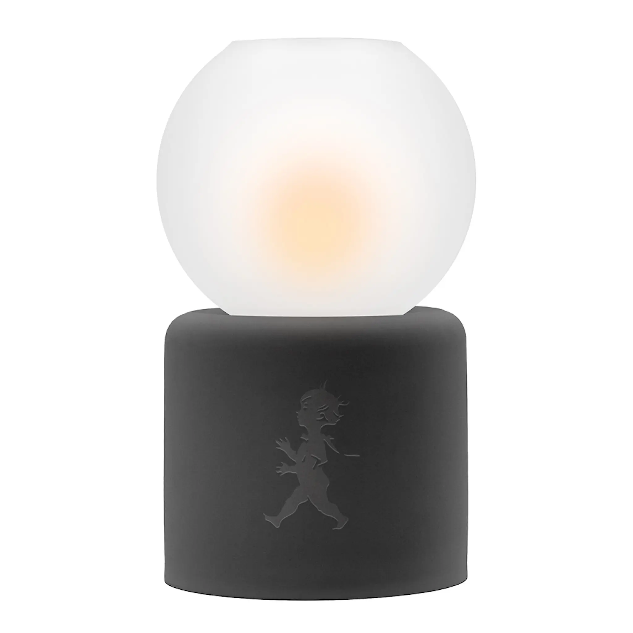 SOLSTICKAN Globe värmeljuslykta 17 cm antracit