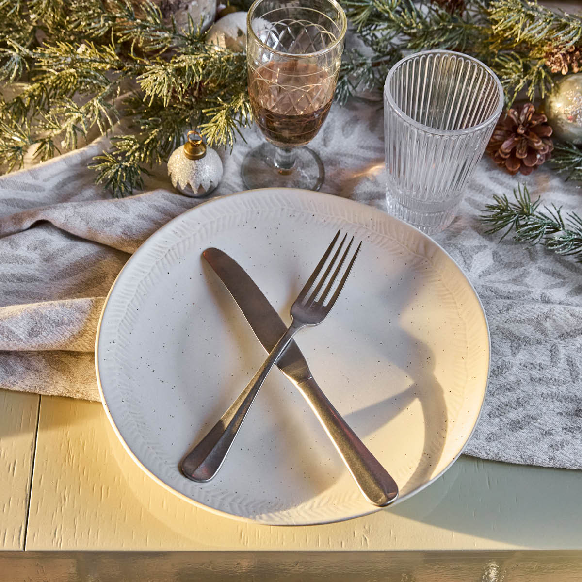 House Doctor Serve middagstallrik 26,5 cm 4-pack off-white