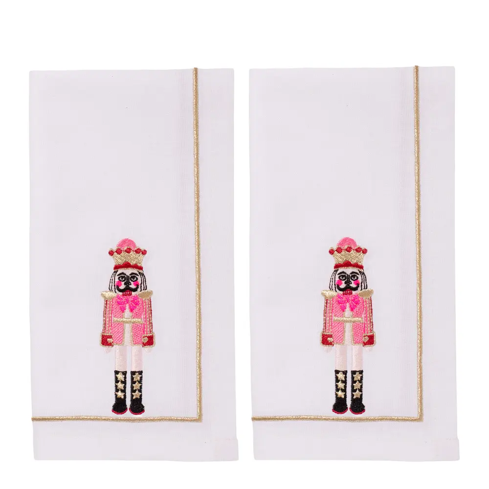 Santa's Favorites Servetti 45 cm 2 kpl Valkoinen