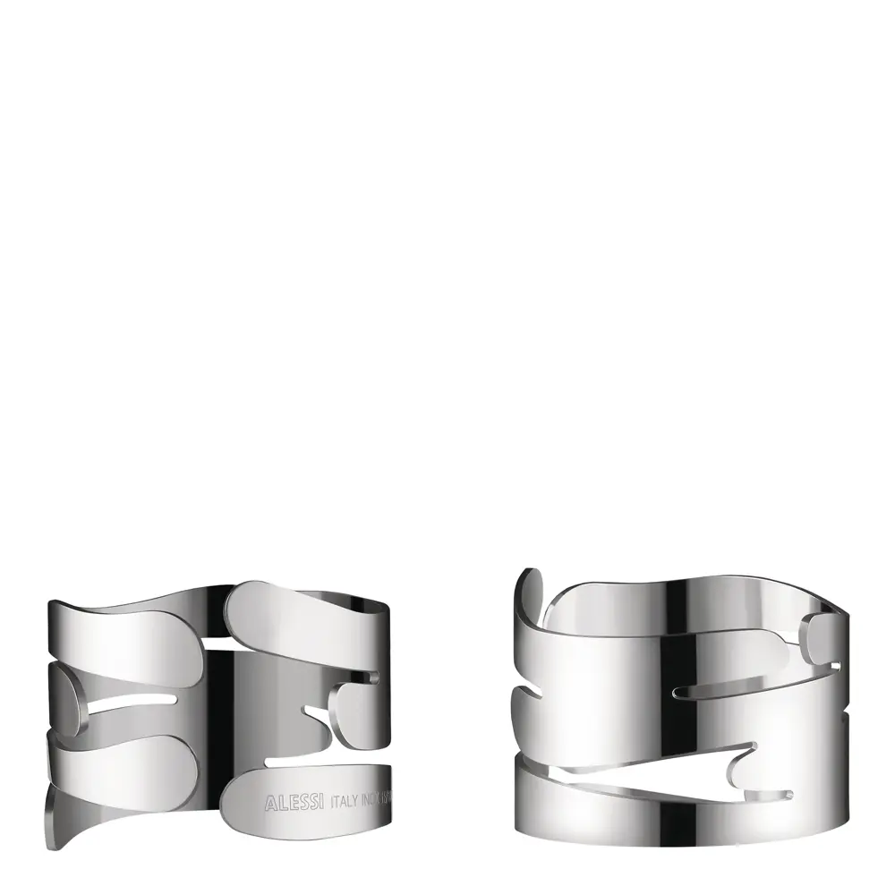 Alessi Lautasliinarengas 2 kpl Hopea