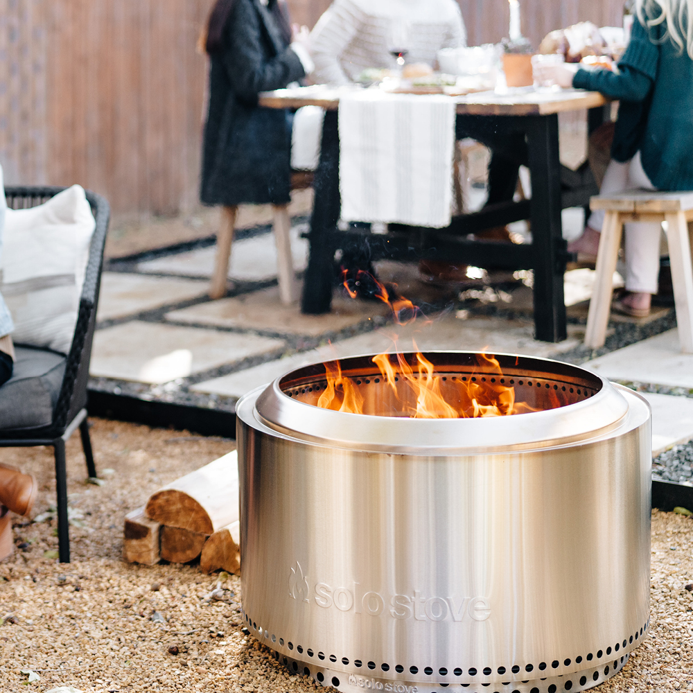 Solo Stove Yukon + stand 2.0 Savuton tulisija 68,5x50,5 cm Hopea