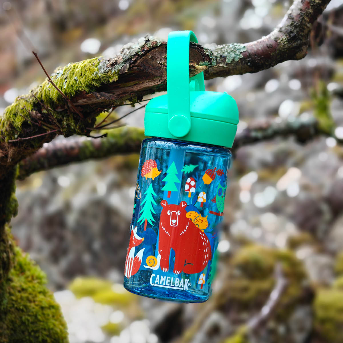 Camelbak Thrive Flip Straw Kids flaska 0,4 L friendly forest