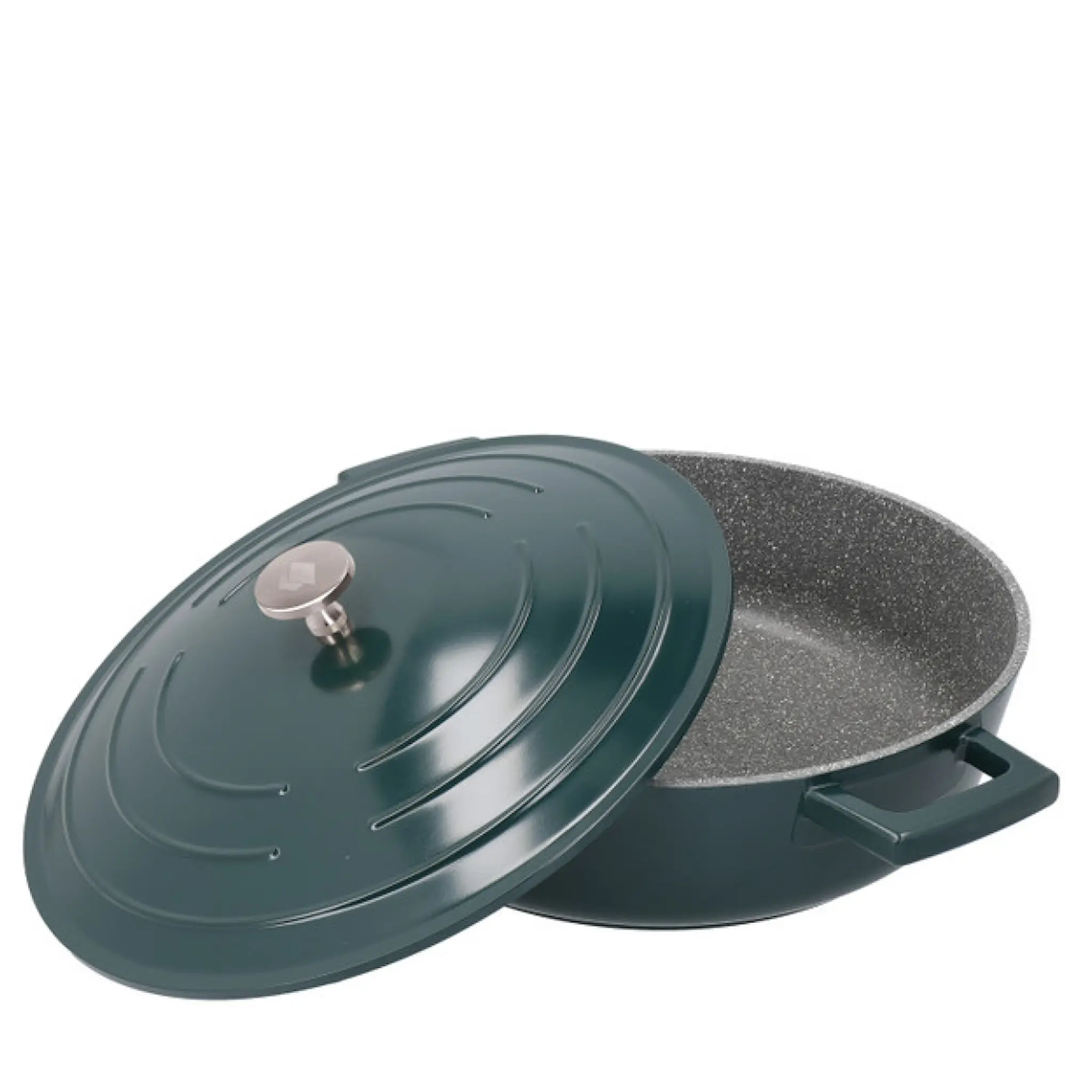 MasterClass Cast Aluminium låg gryta 4 L hunter geren