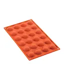 Silikonform Kupoler 24 st 3x1,5 cm