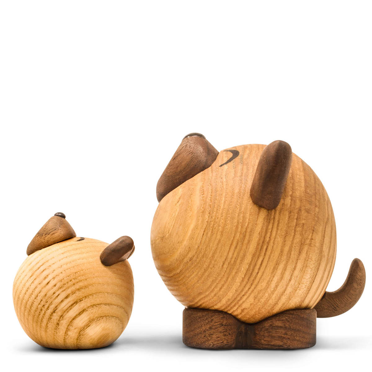 FableWood Puufiguuri Susi Wulf 8 cm Saarni/Pähkinä