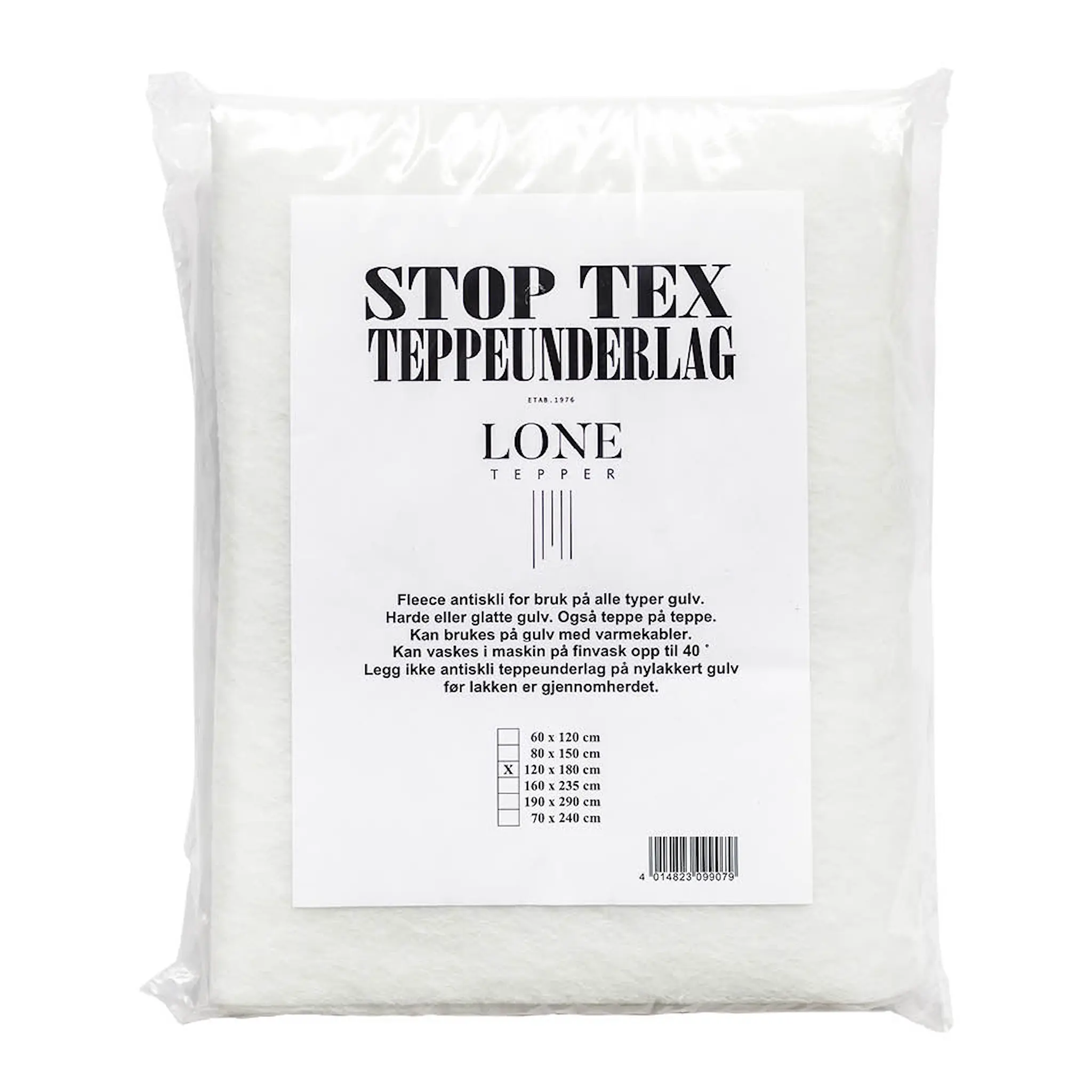 Lone Tepper Stop-Tex filt underlag 120x180 cm