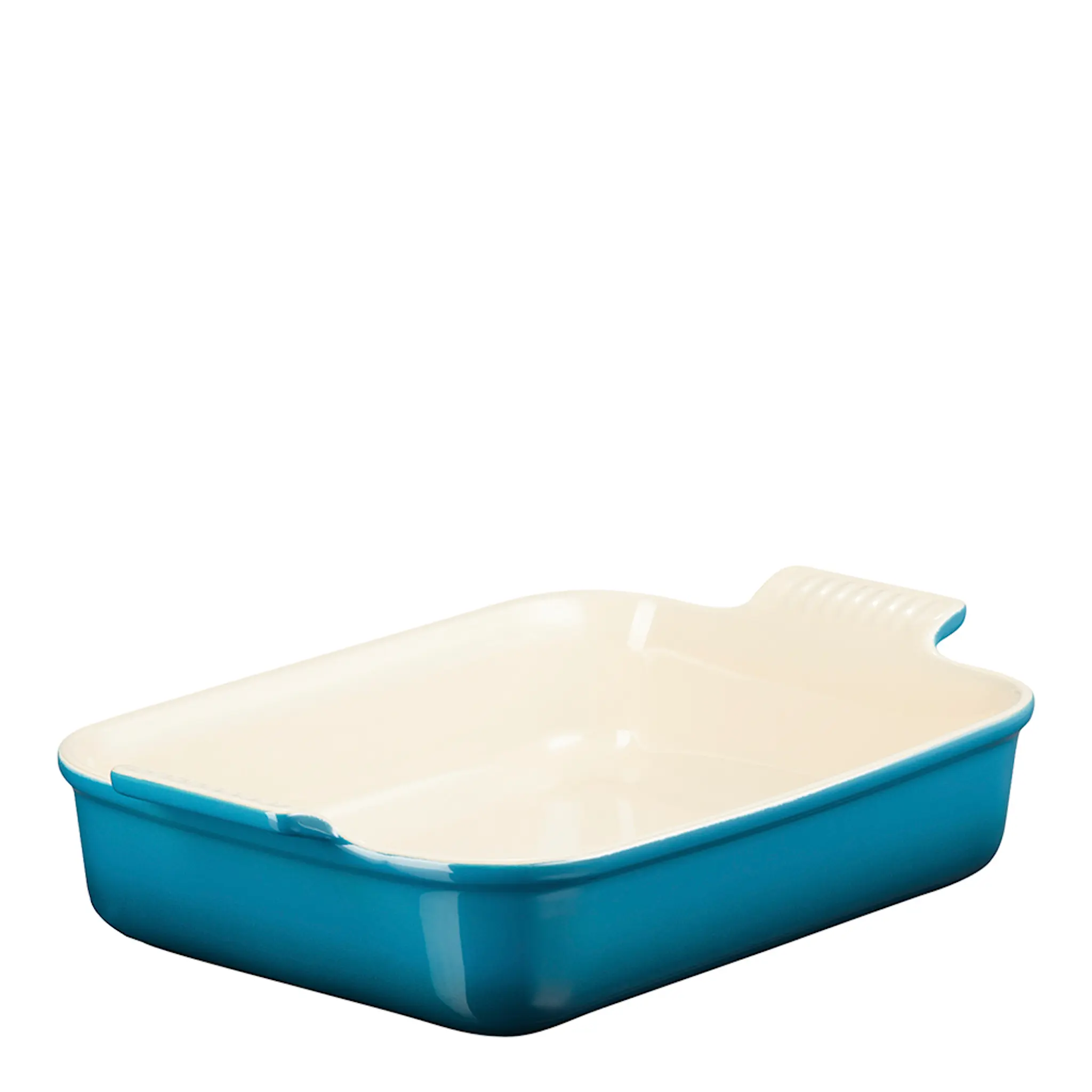 Le Creuset Heritage Rektangulär Form 32 cm deep teal