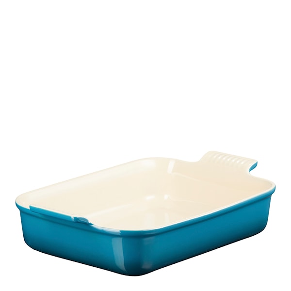Heritage Rektangulär Form 32 cm deep teal