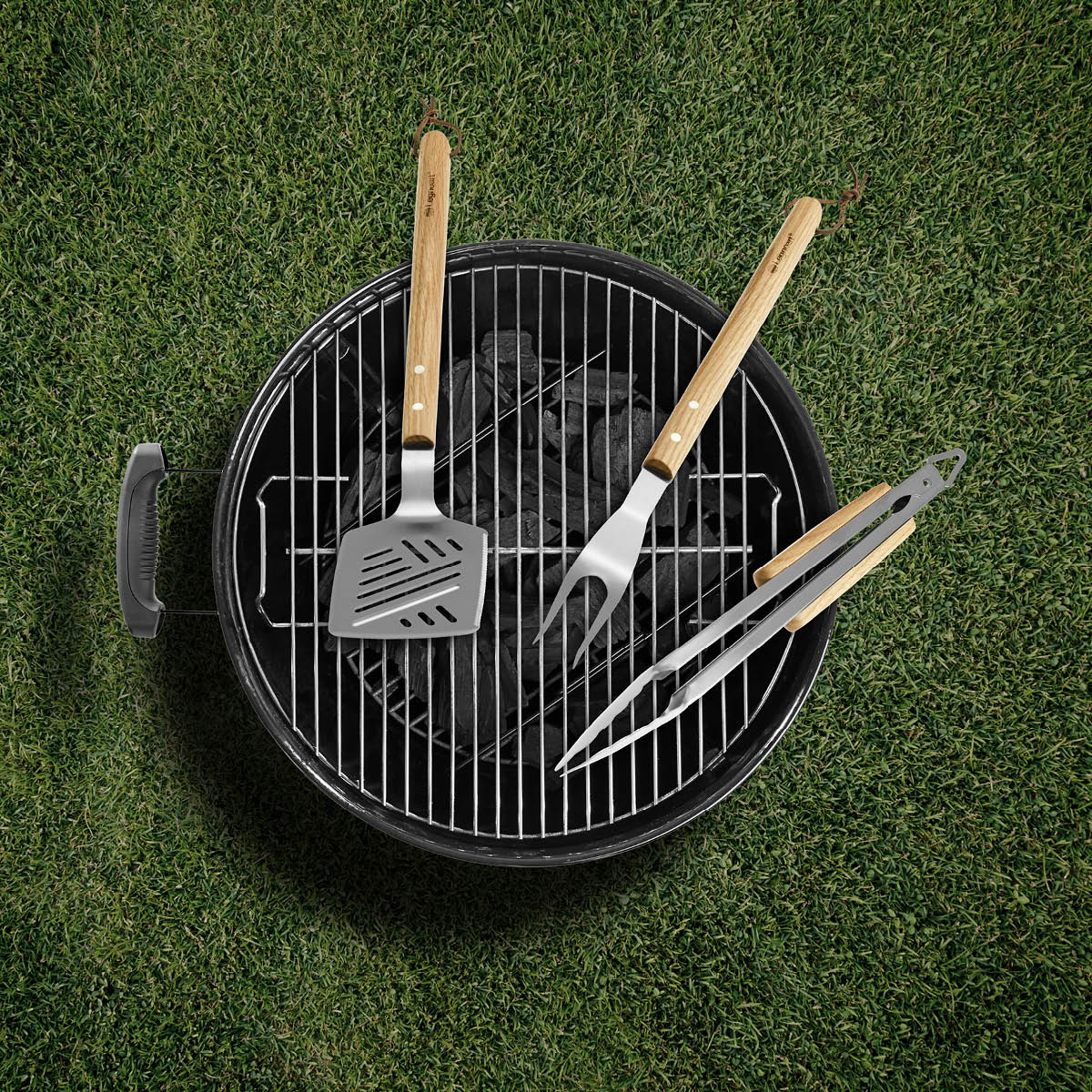 Legnoart Sturdry BBQ grillset 3 delar ekträ