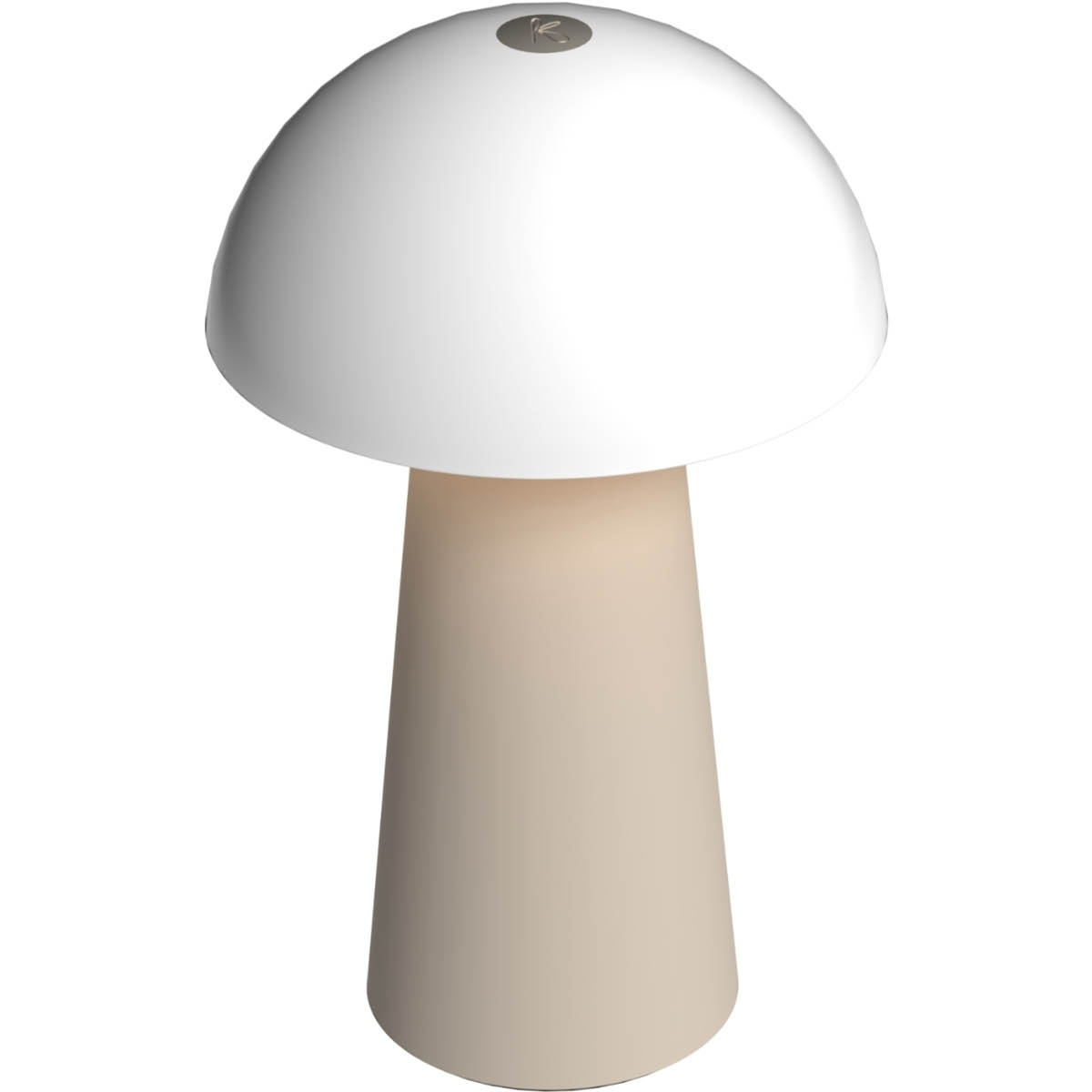 Kreafunk Bello portabel bordslampa LED 19,6 cm ivory sand