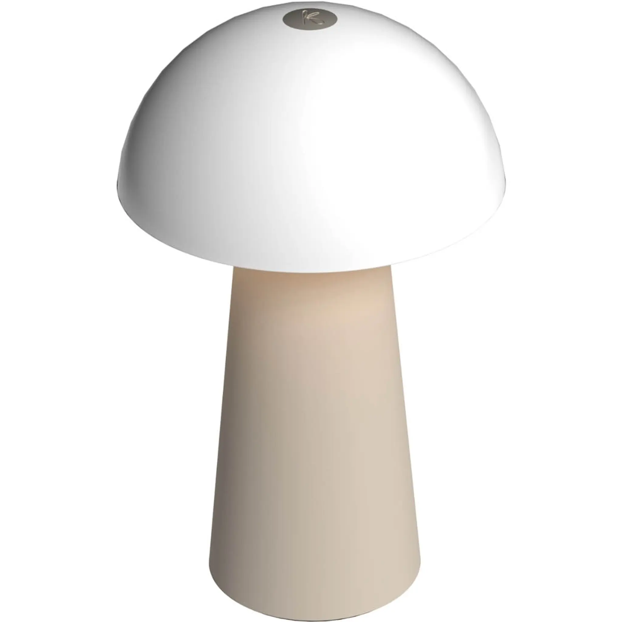 Kreafunk Bello portabel bordslampa LED 19,6 cm ivory sand