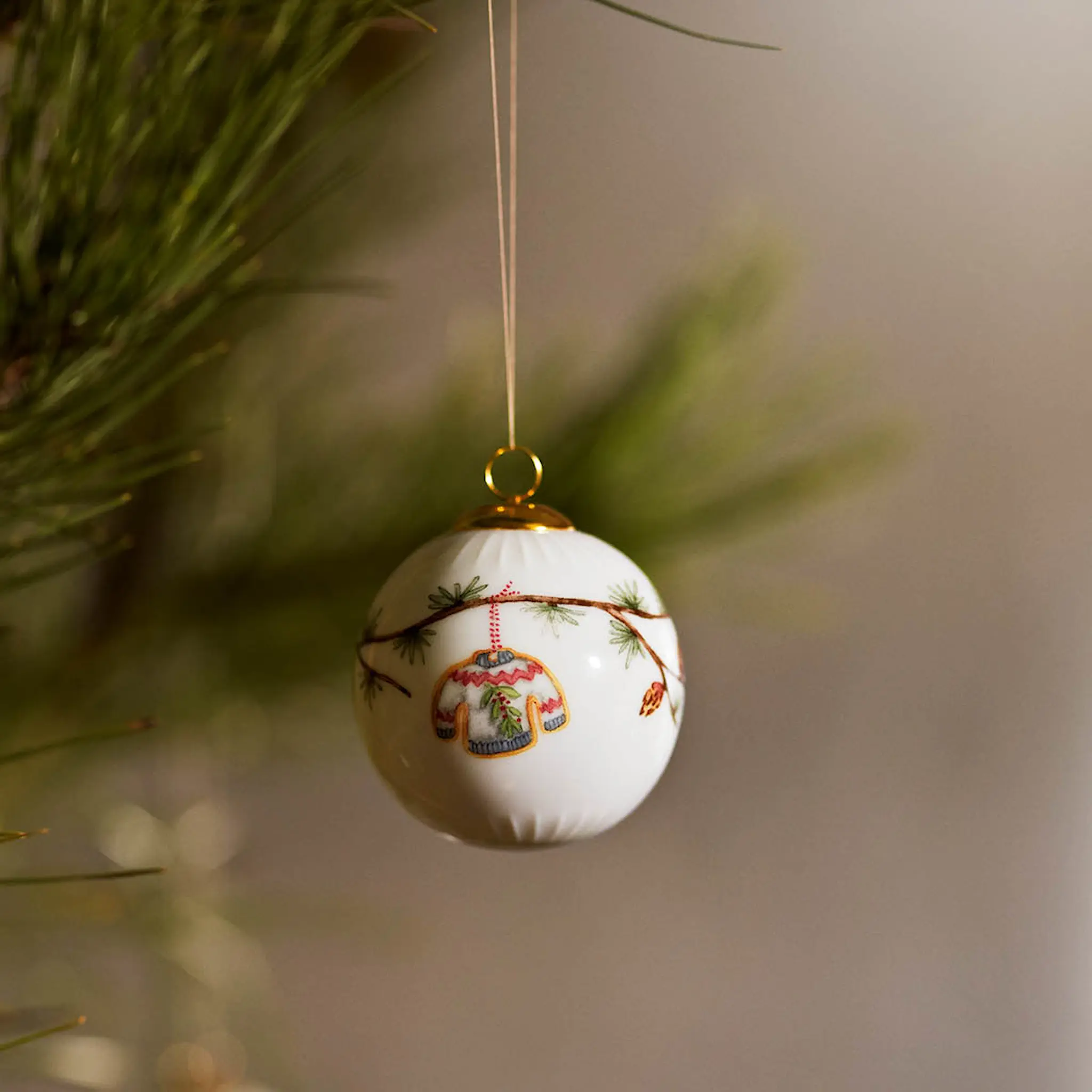 Kähler Hammershøi Christmas julkula 2025 6 cm