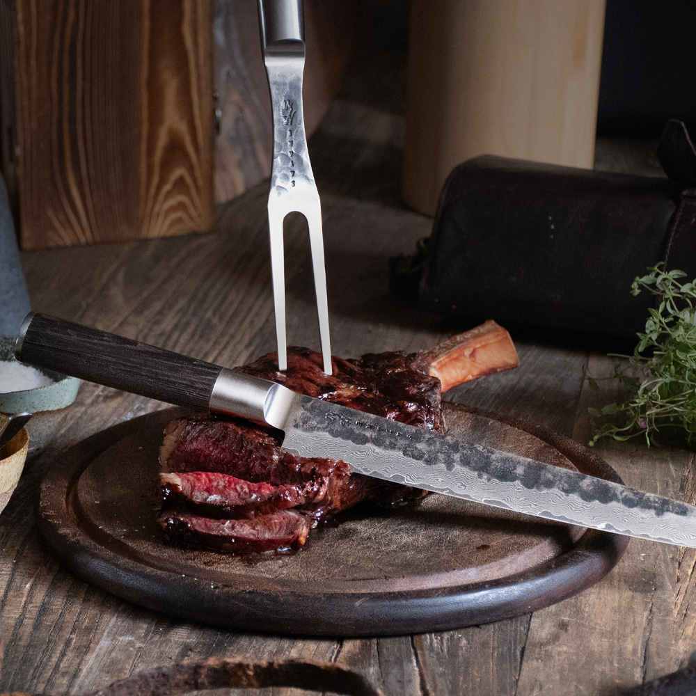 Satake Kuro Takohiki tranchersett 2 deler tre