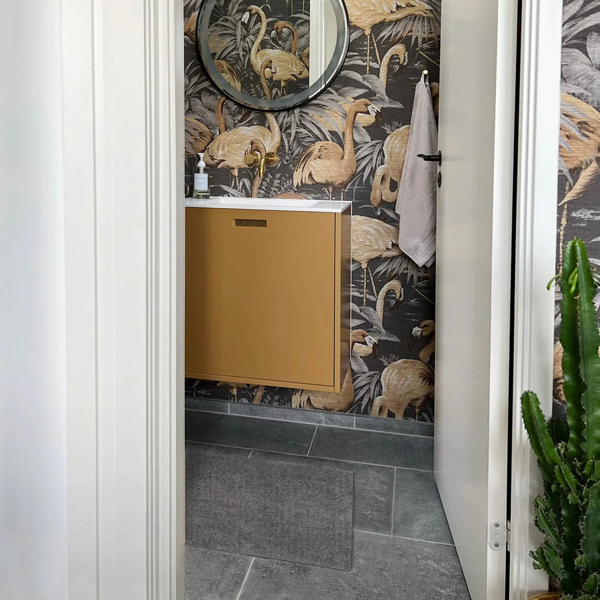 Tica Copenhagen Unicolor golvmatta 40x60 cm stålgrå