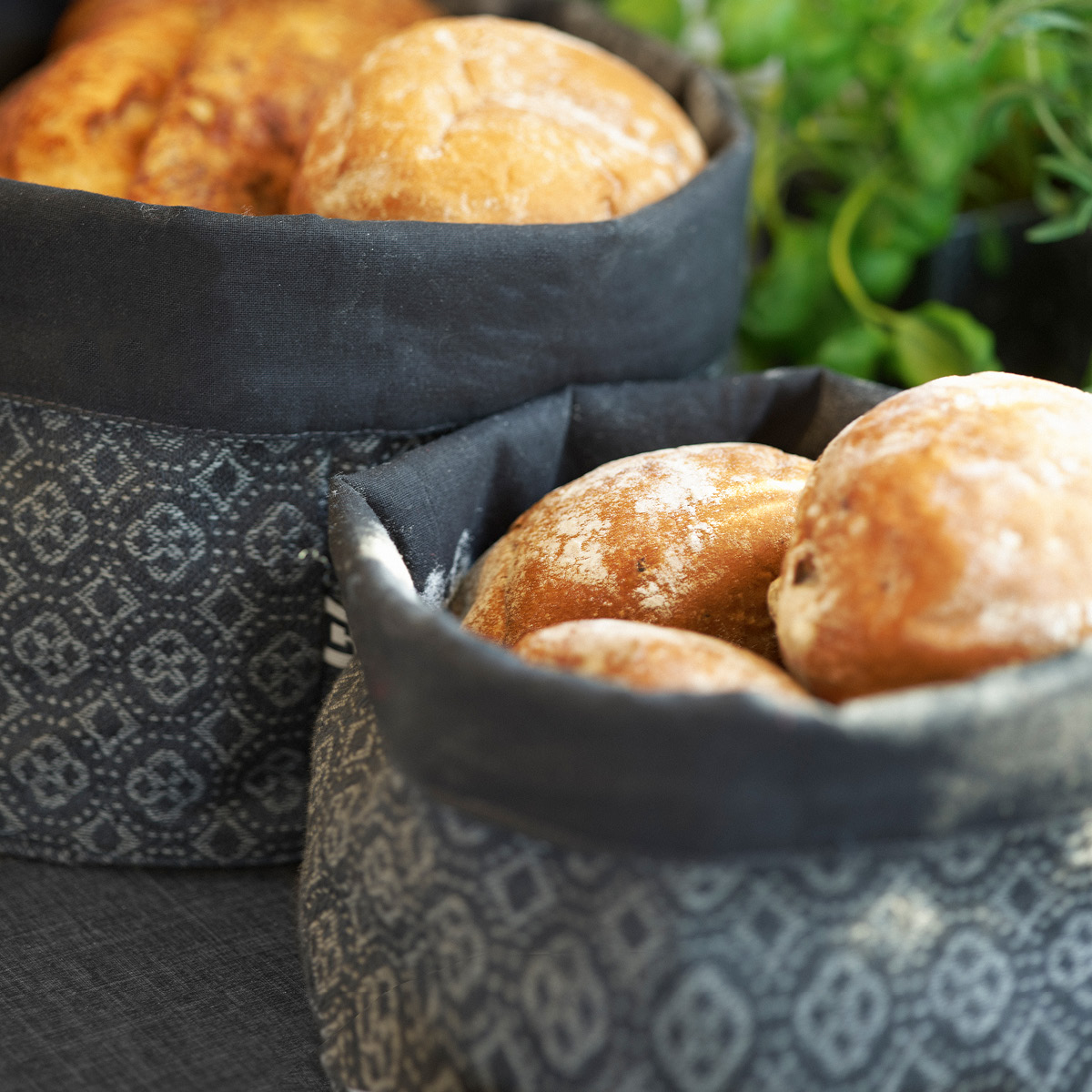 Cult Design Orient tekstilkurv L 25x20 cm asfalt