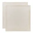 Waves servett 44x44 cm 2-pack vit