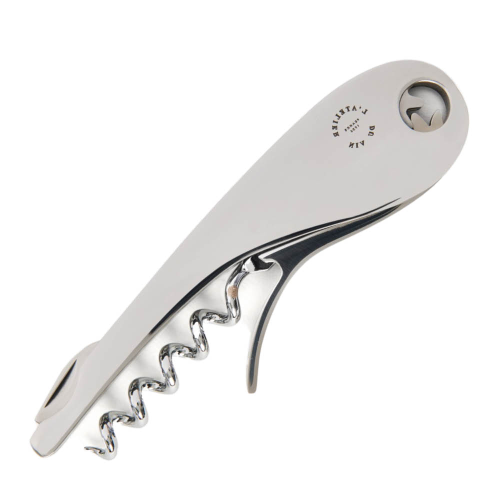 L'atelier du vin Soft Machine Korkkiruuvi 12,3 cm Hopea