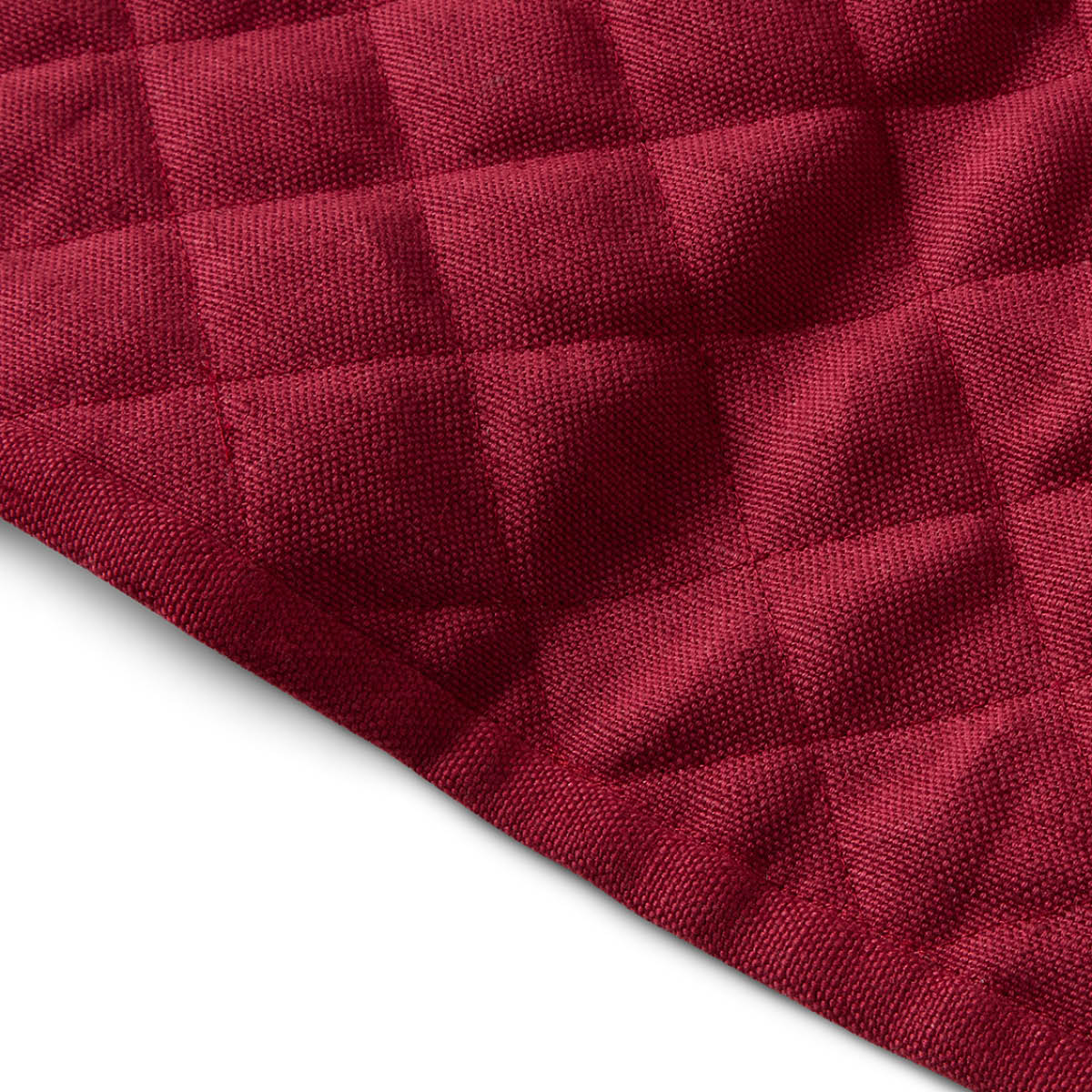 Lexington Spisebrikke vattert lin/bomull 35x45 cm rutete grønn/rød/beige