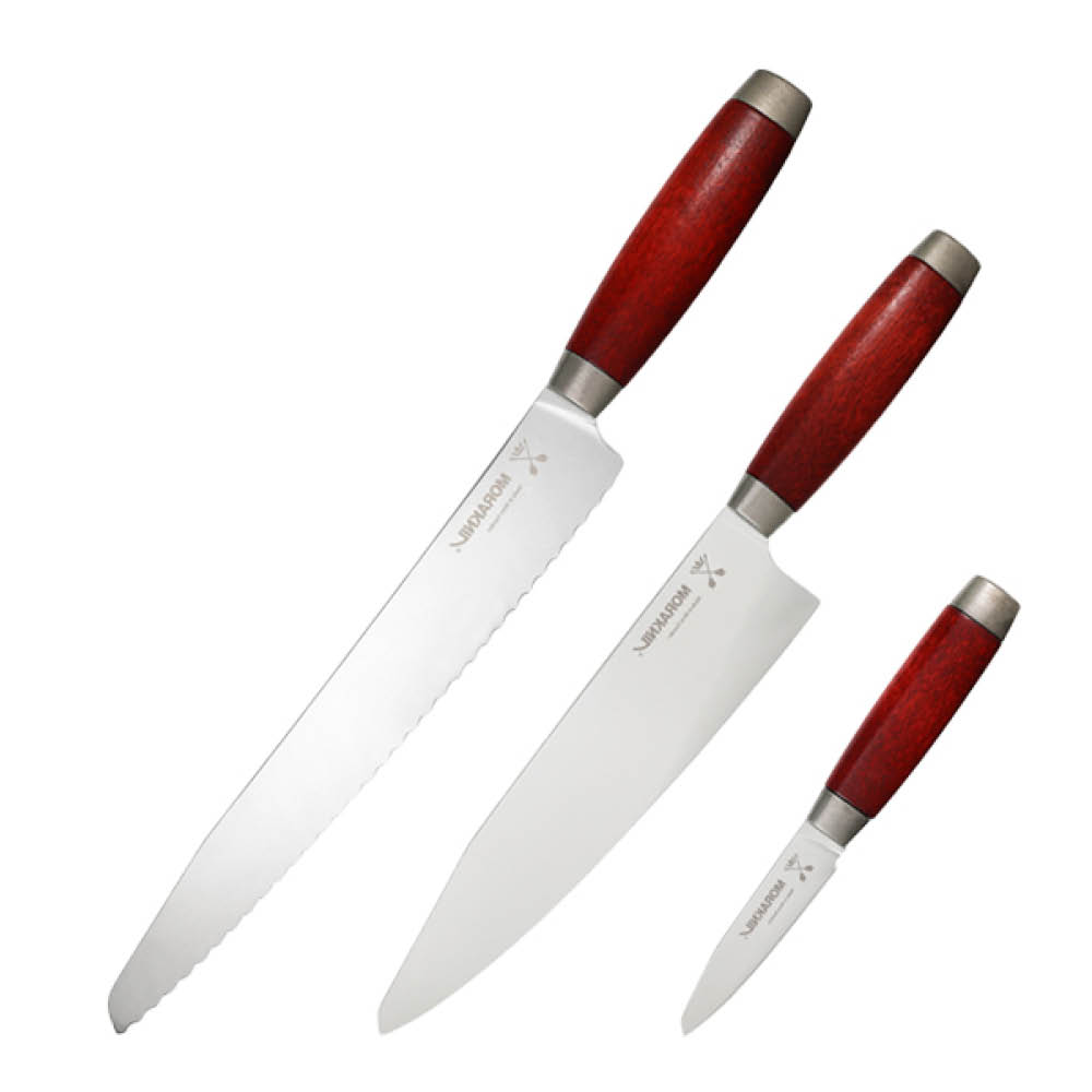 Morakniv Classic 1891 Veitsisetti 3 osaa Punainen koivu