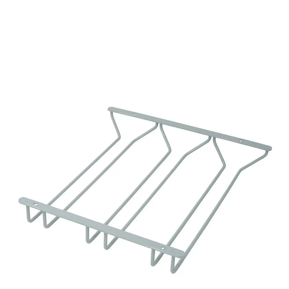 Viinilasiteline 3 riviä Kromi