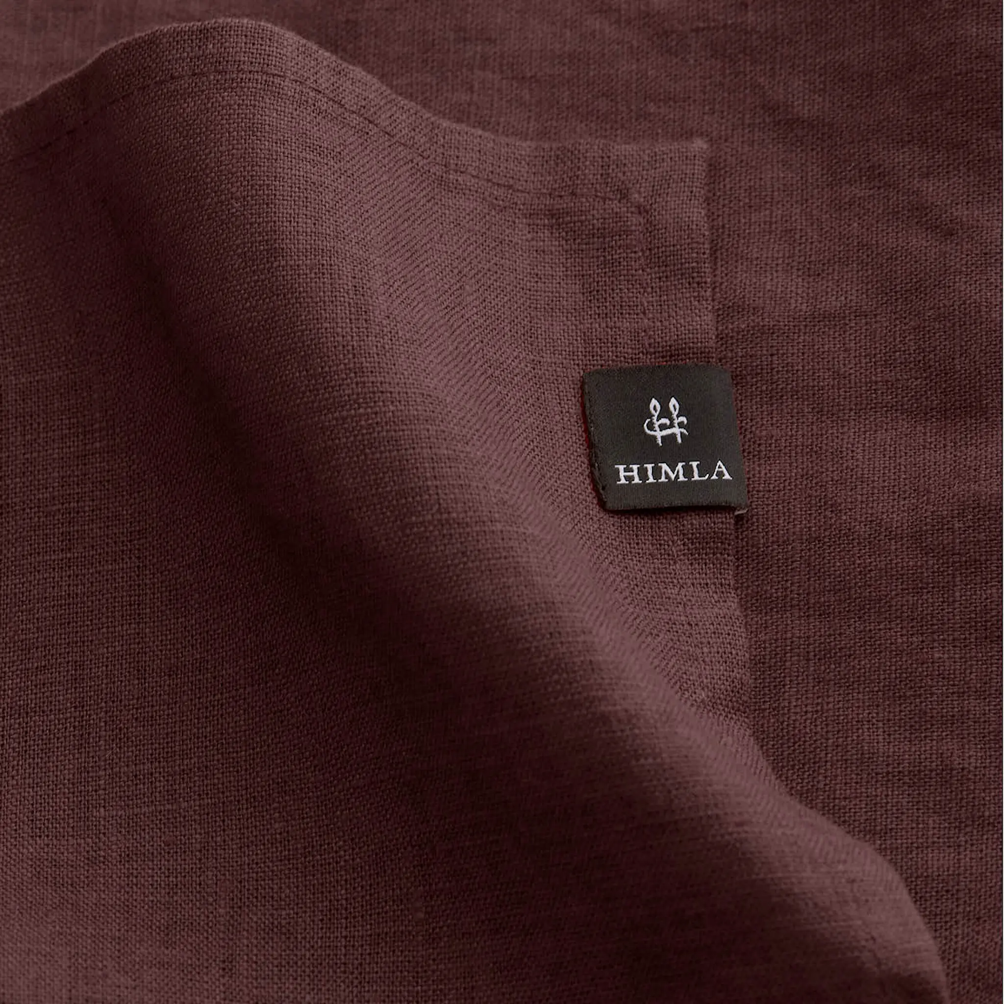 Himla Sunshine kuddfodral linne 50x50 cm burgundy