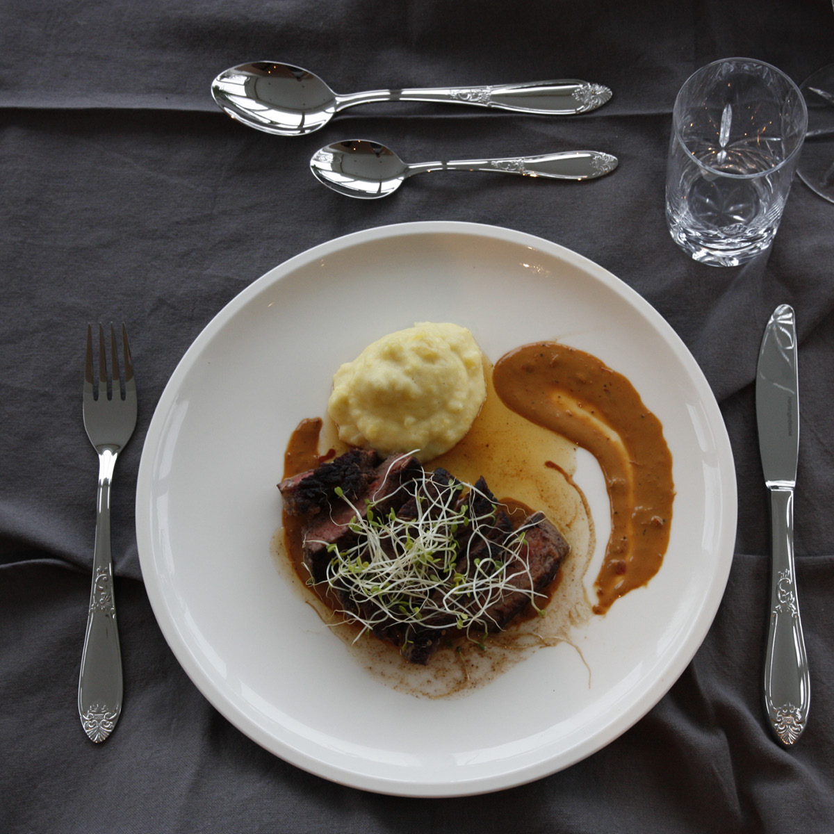 Hardanger bestikk Nina teskje 12,6 cm