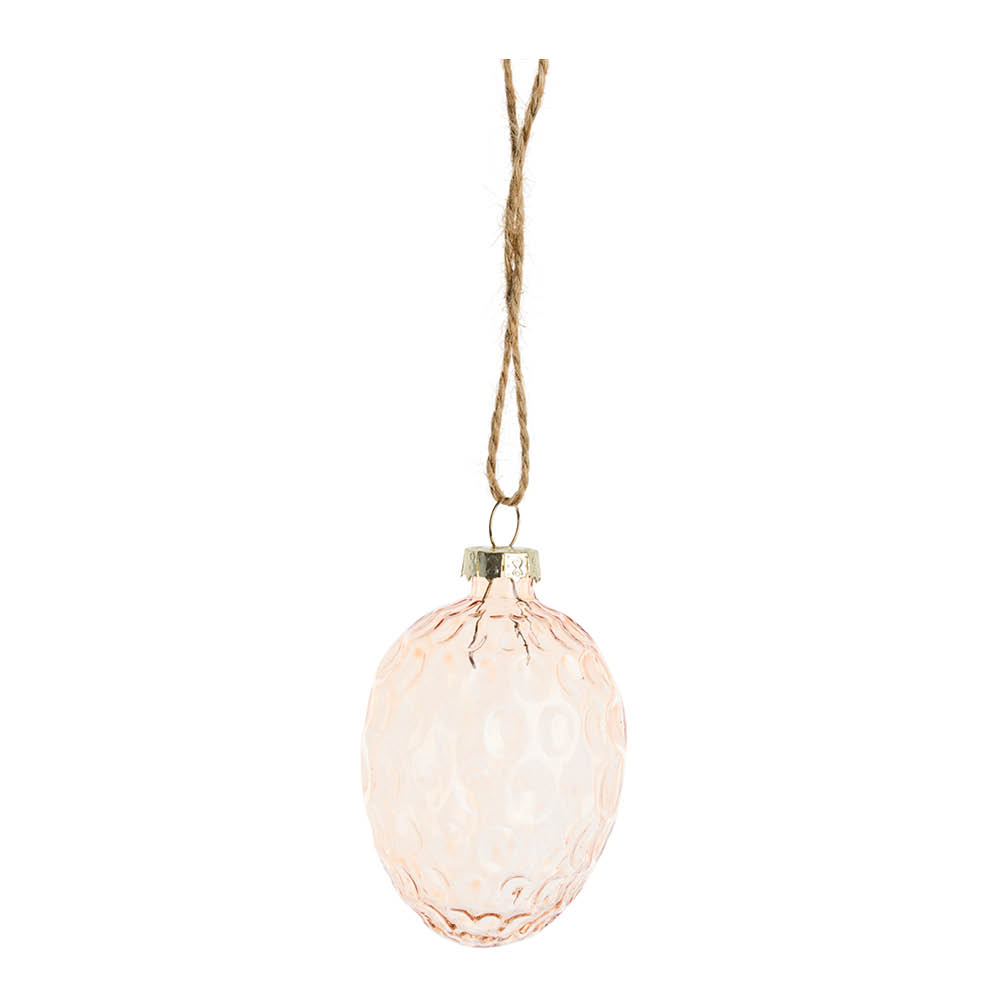 Lene Bjerre Florella Riippukoriste kananmuna 7 cm Vaaleanpunainen