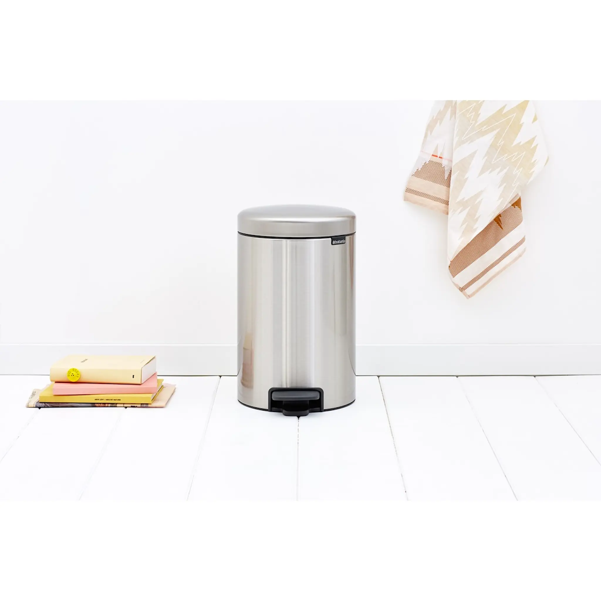 Brabantia NewIcon pedalhink 12 L mattborstat stål FPP