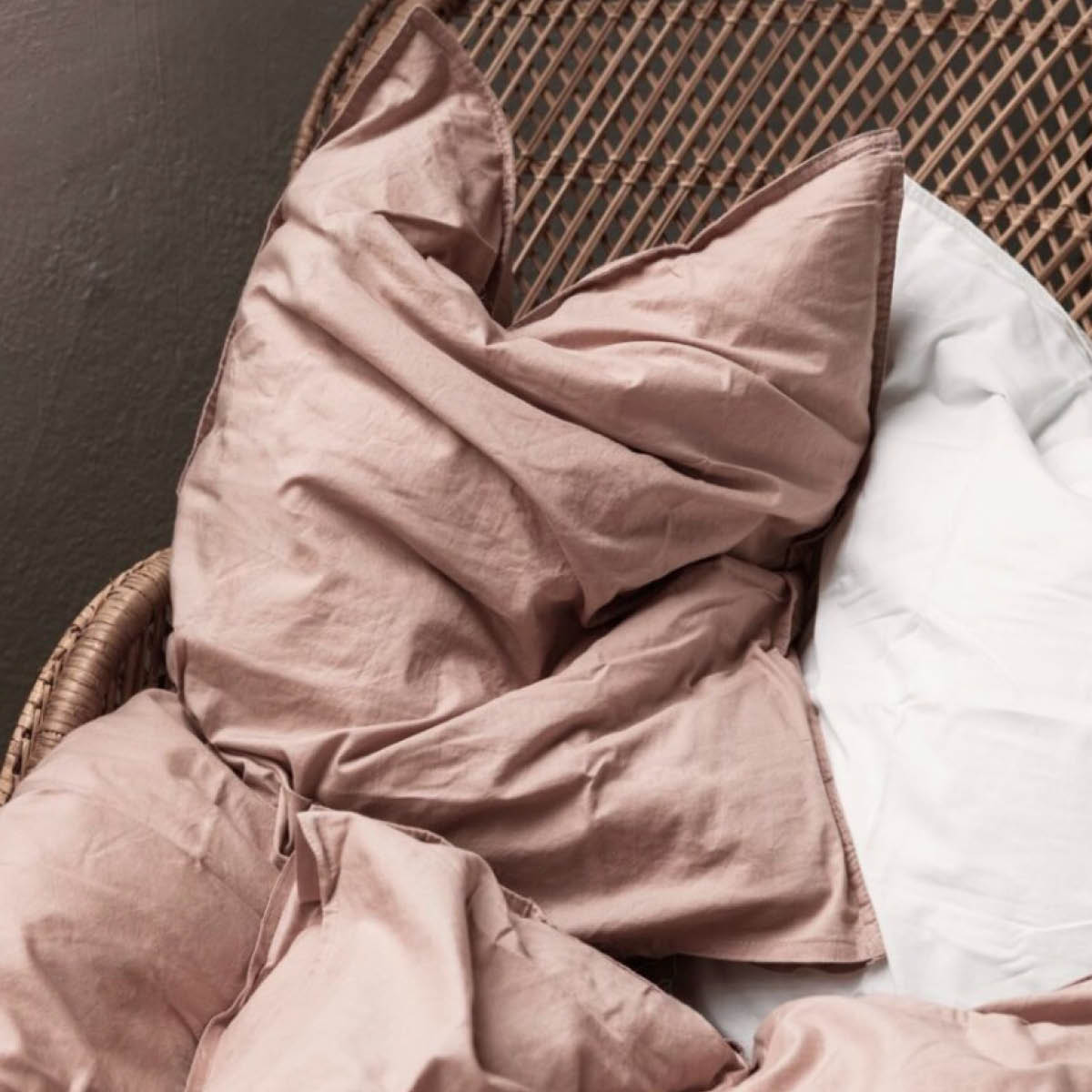 Midnatt Wilted örngott 50x60 cm 2-pack dusty pink