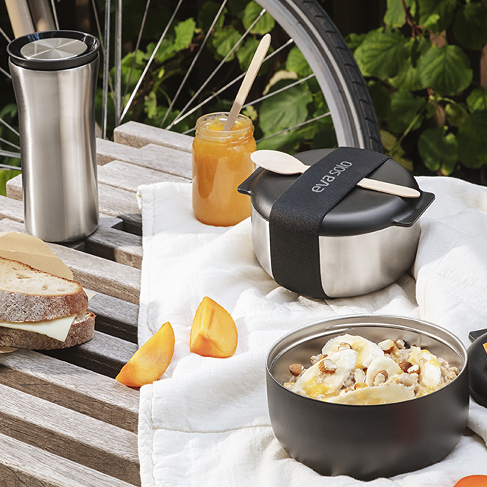 Eva Solo To Go matboks 75 cl stål/svart