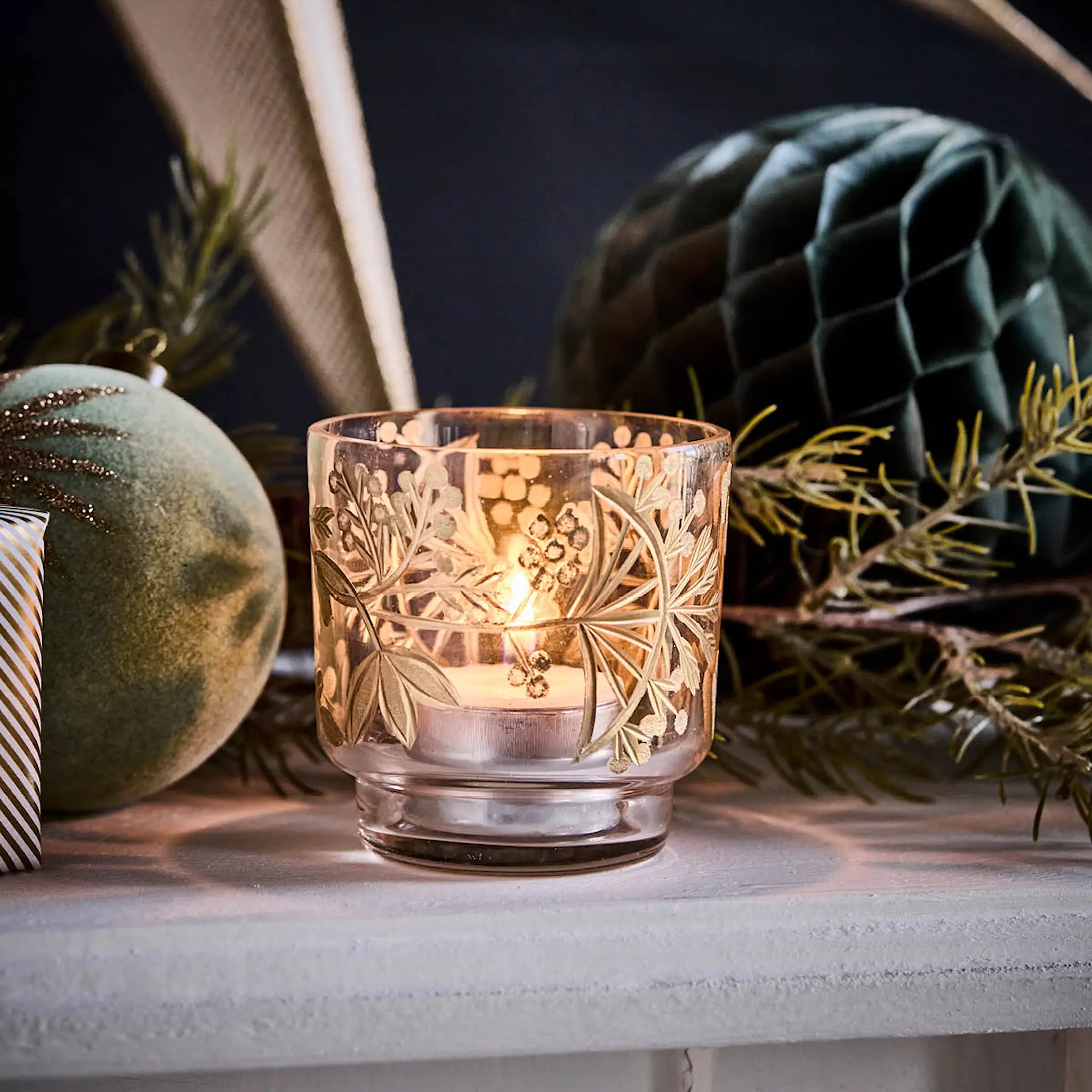 House Doctor Find telysestake 7 cm klar gull