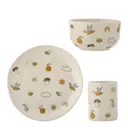 Agnes barnservis 3 delar vit