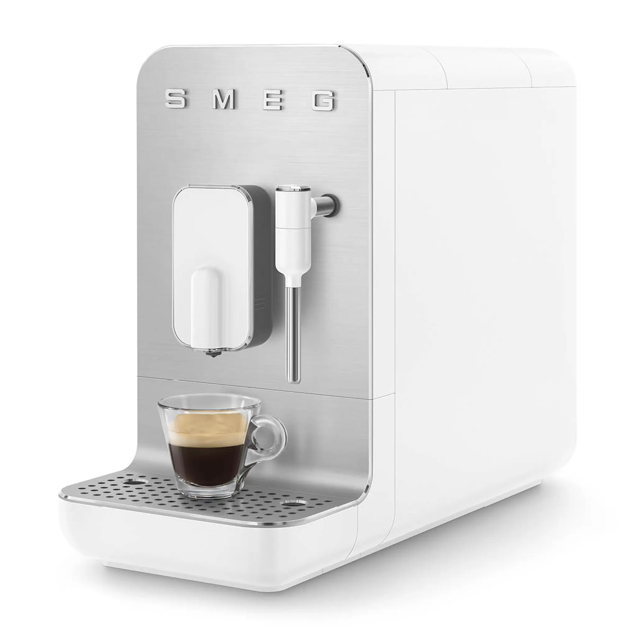 Smeg Smeg Kaffemaskin med Mjölkskummare BCC12 Matt Vit