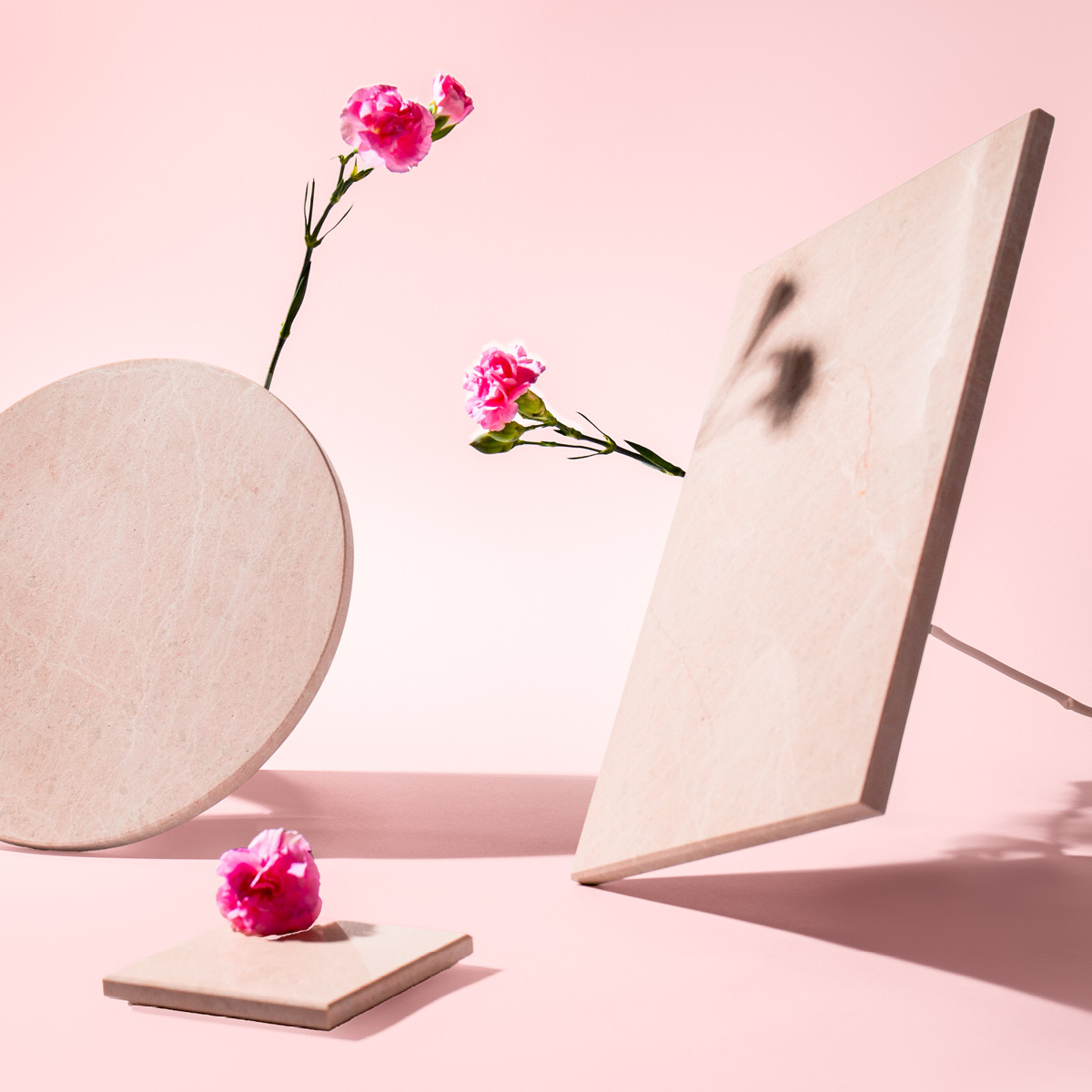 Stiernholm Marmor Tarjotin 30x21 cm Vaaleanpunainen