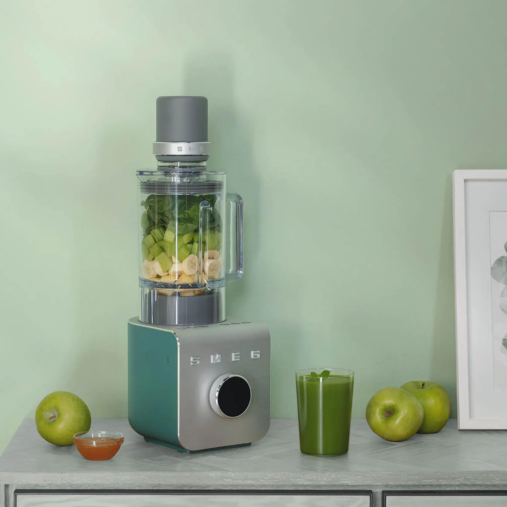 Smeg Smeg High Performance Blender BLC01 med Vaccuumpump Emerald Green