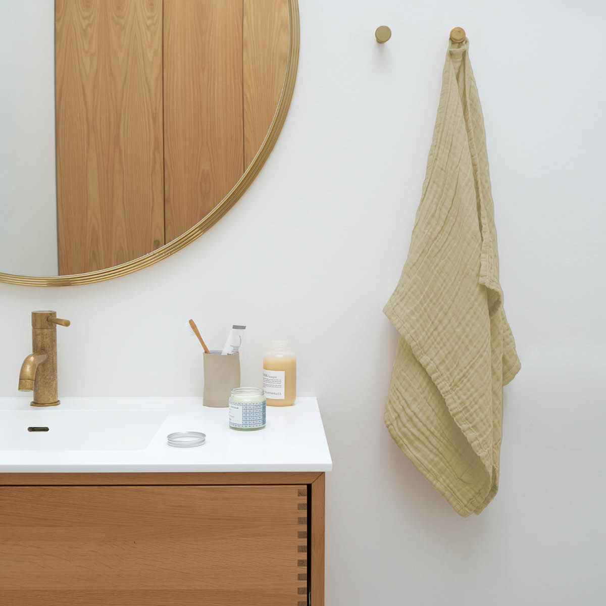 The Organic Company FINE handduk 60x100 cm pale honey