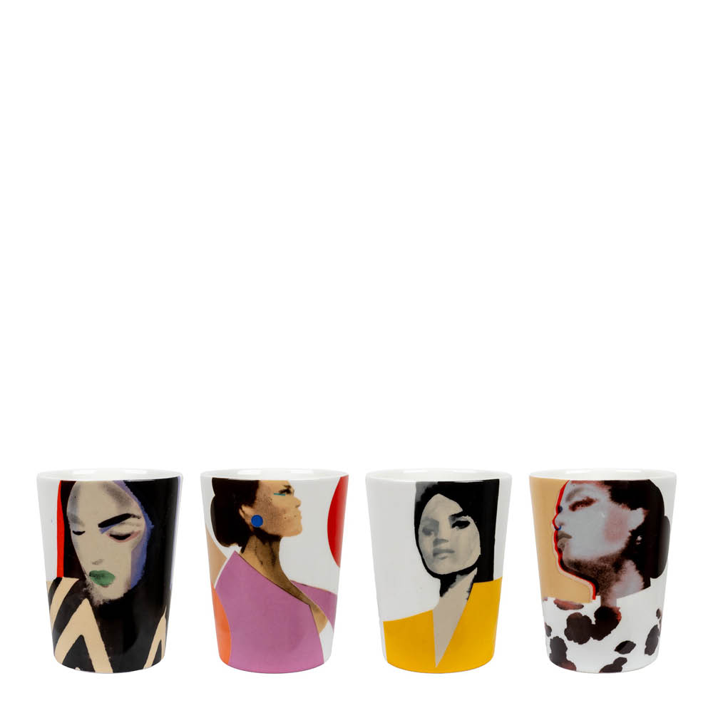 ICONCUPS Stina Persson Sisters mugg 25 cl 4-pack