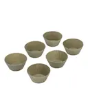 Muffinsformar Pecan för 6 muffins 7x3,2 cm Green