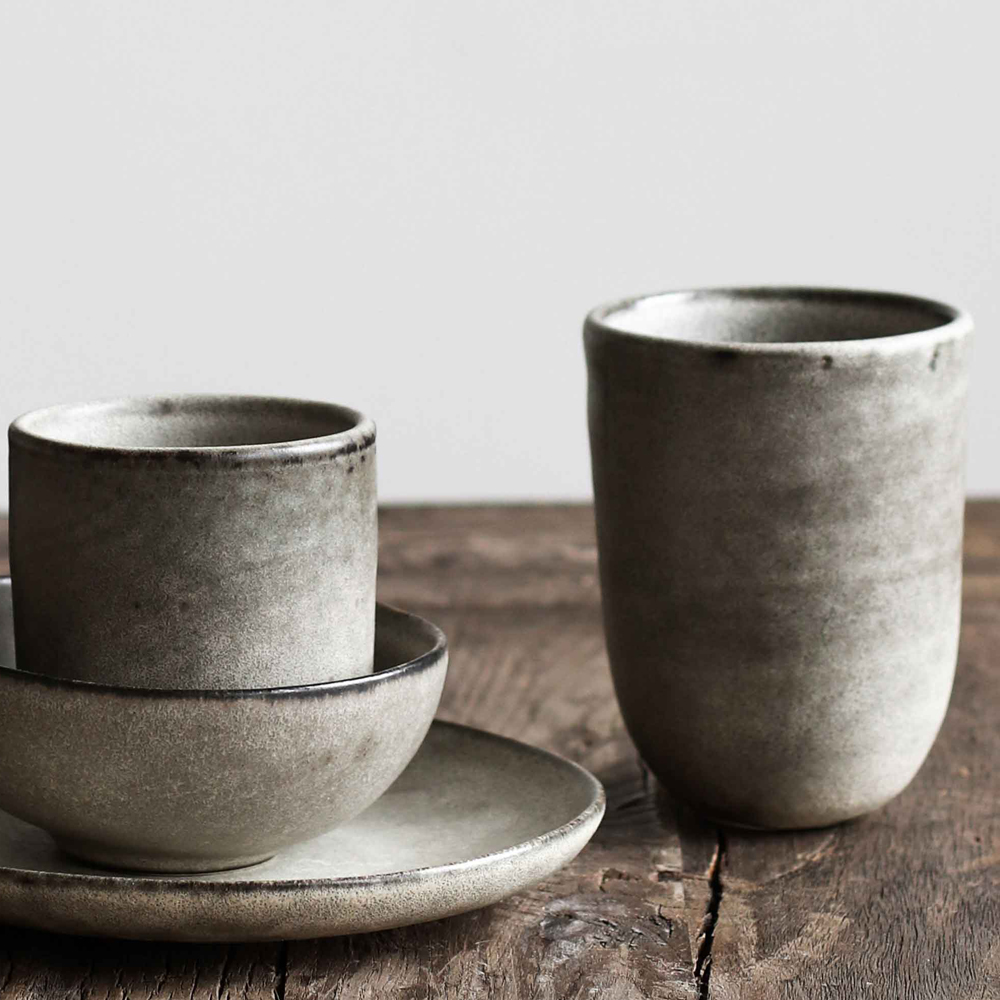 Tell Me More Bon kopp large 30 cl grå