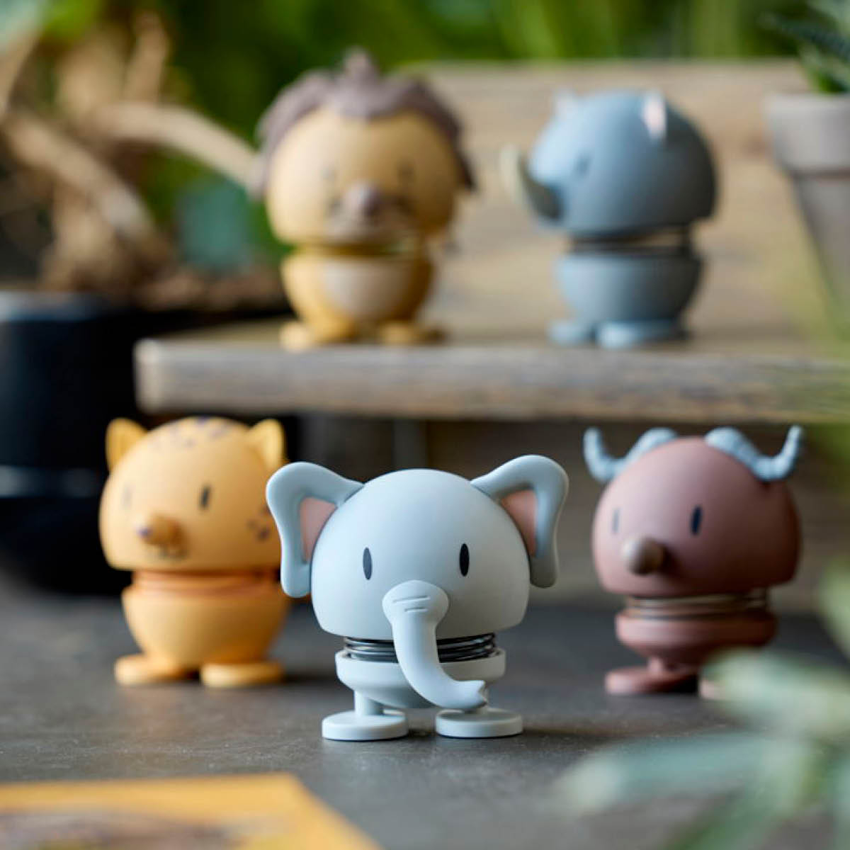 Hoptimisten Hoptimist Soft Elephant S Grey