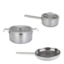 KROMA Teddy, Pixel, Modell MB grytset 3 delar 1,6/4 L/28 cm stål