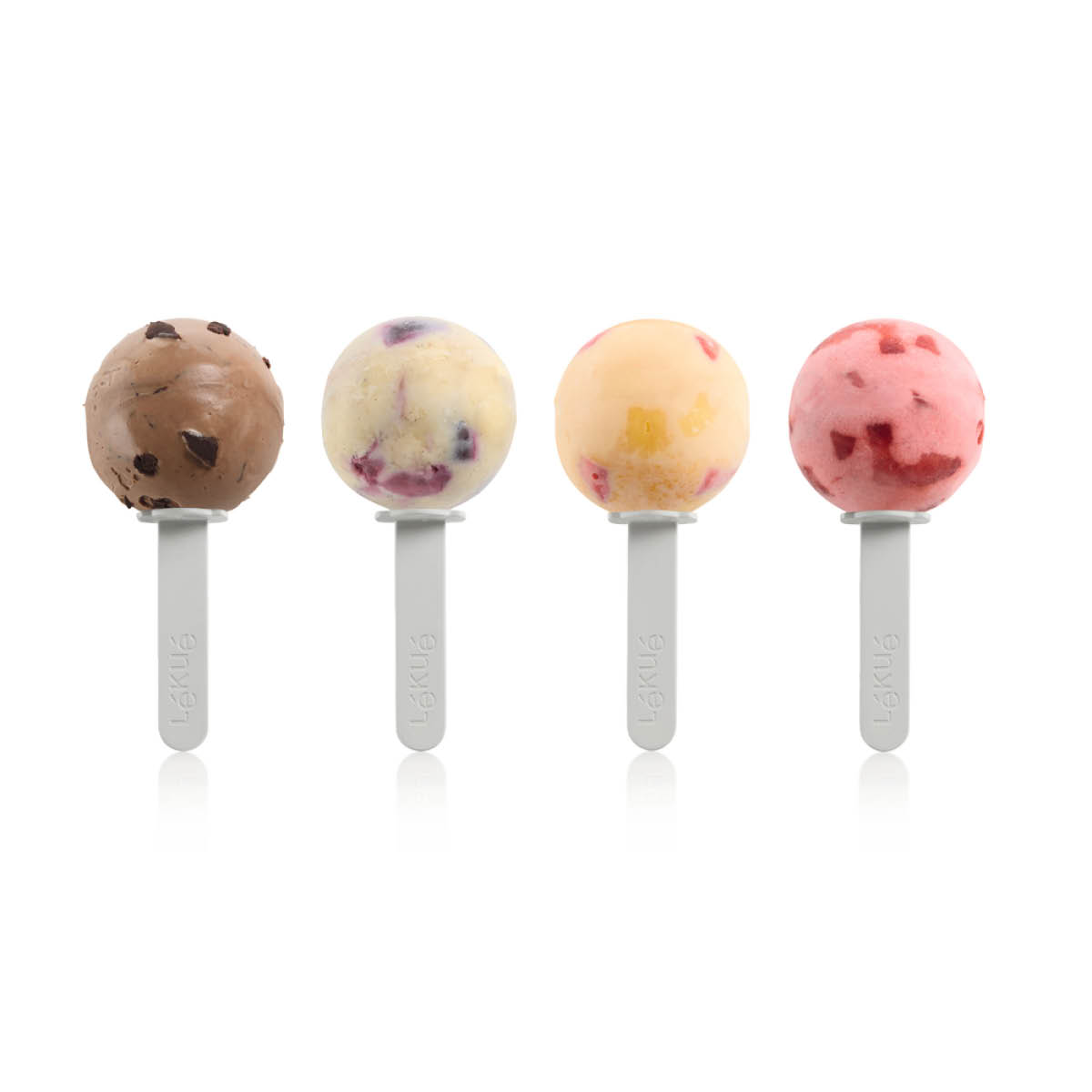 Lékué Lollipop isform sett 4-pack multi