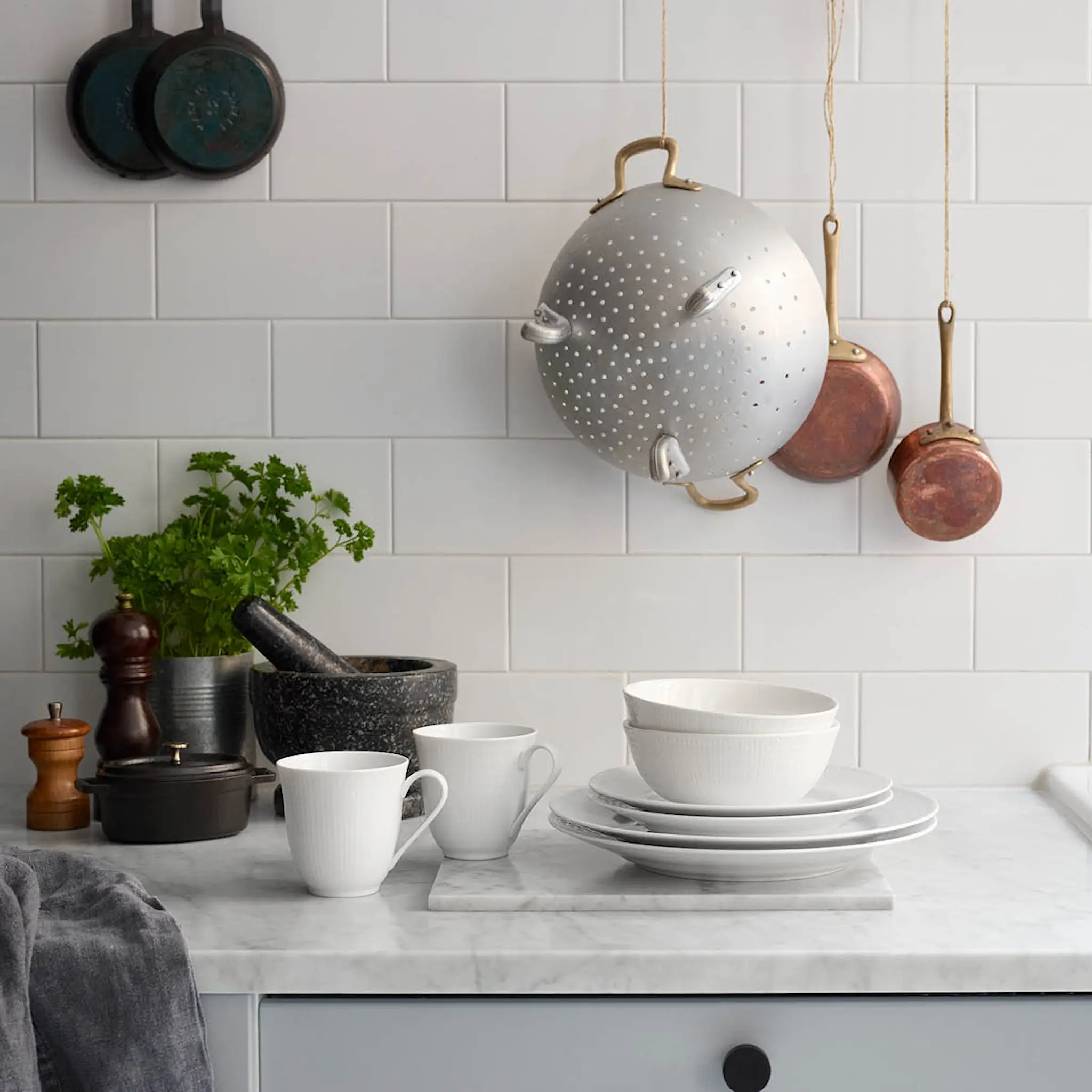 Rörstrand Swedish Grace Aloituspakkaus 8 osaa Lumi