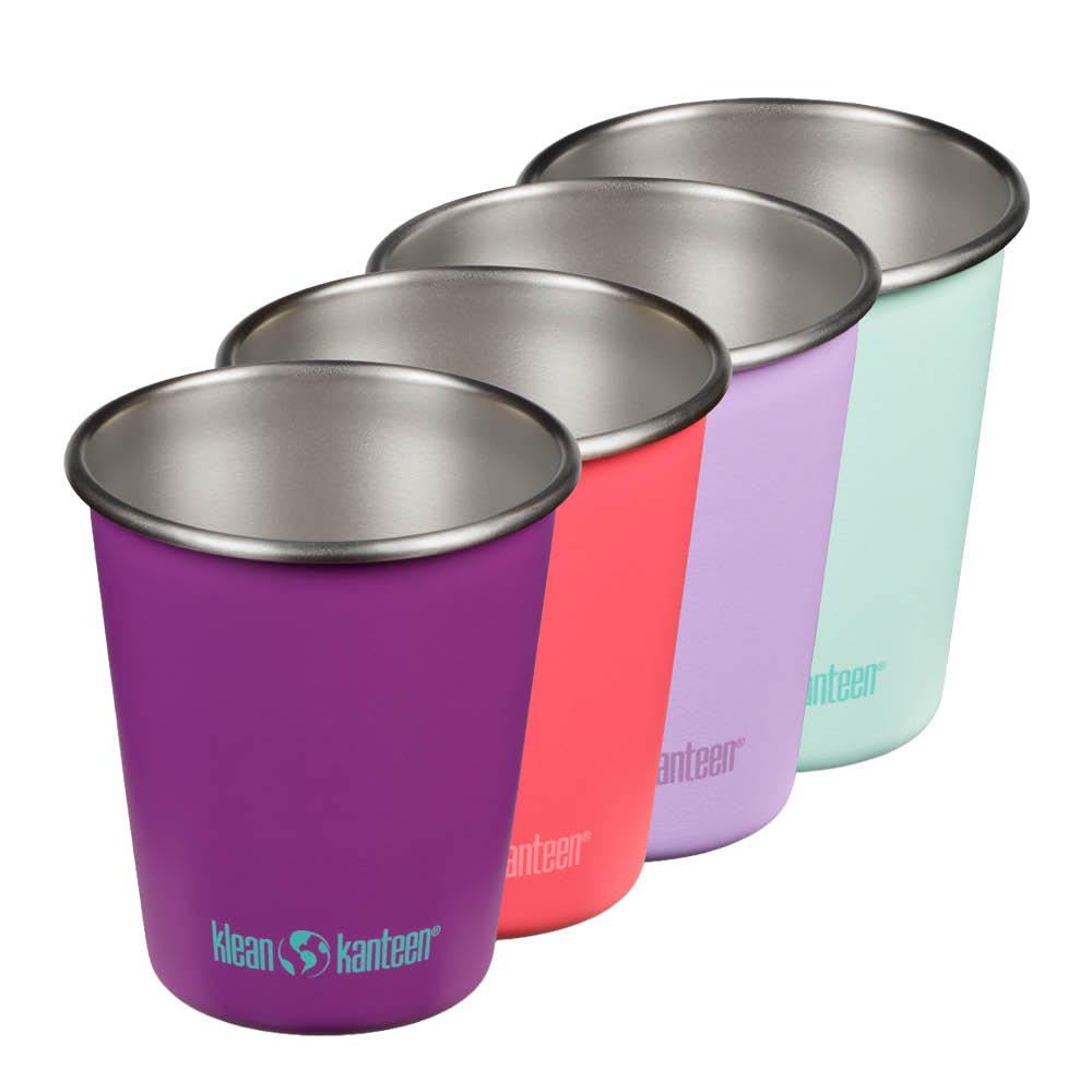 Klean Kanteen - Steel Cup Muki 30 cl 4 kpl Butterflies